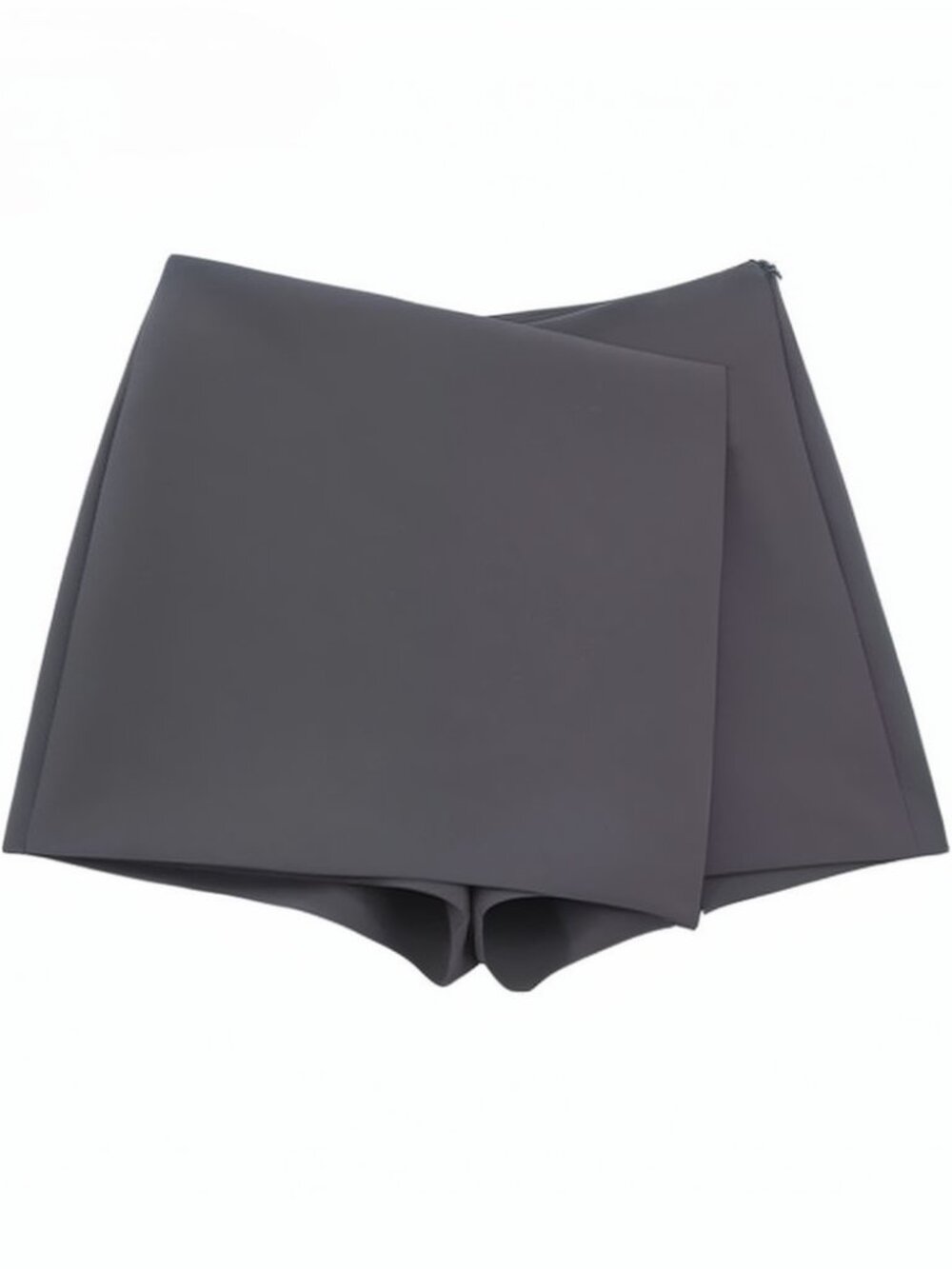 Halara XL Gray 2-in-1 Asymmetrical Wrap-Front Casual Skort 50% off Retail